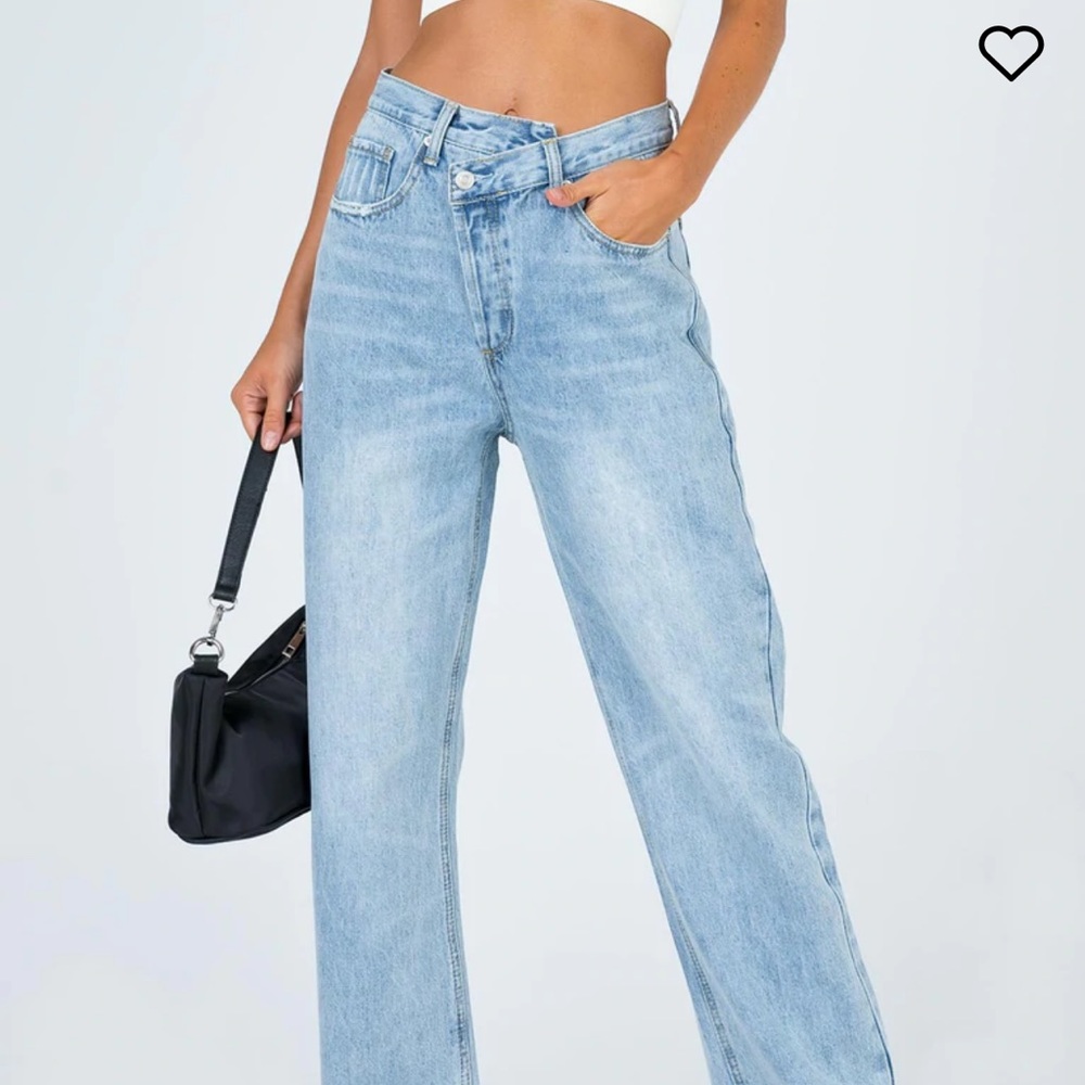 Princess Polly Asymmetric Jeans